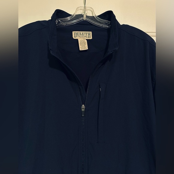 Duluth‎ Trading Co Men's XL Jacket Blue Wind Breaker Like New - Picture 2 of 7